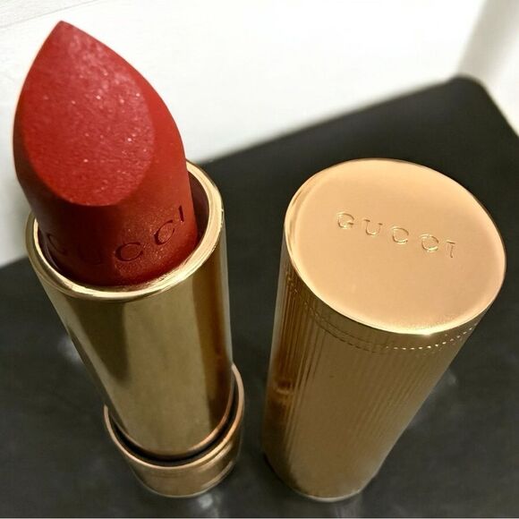GUCCI ROUGE À LÈVRES MAT LIPSTICK – JANET RUST 505 - Picture 1 of 17